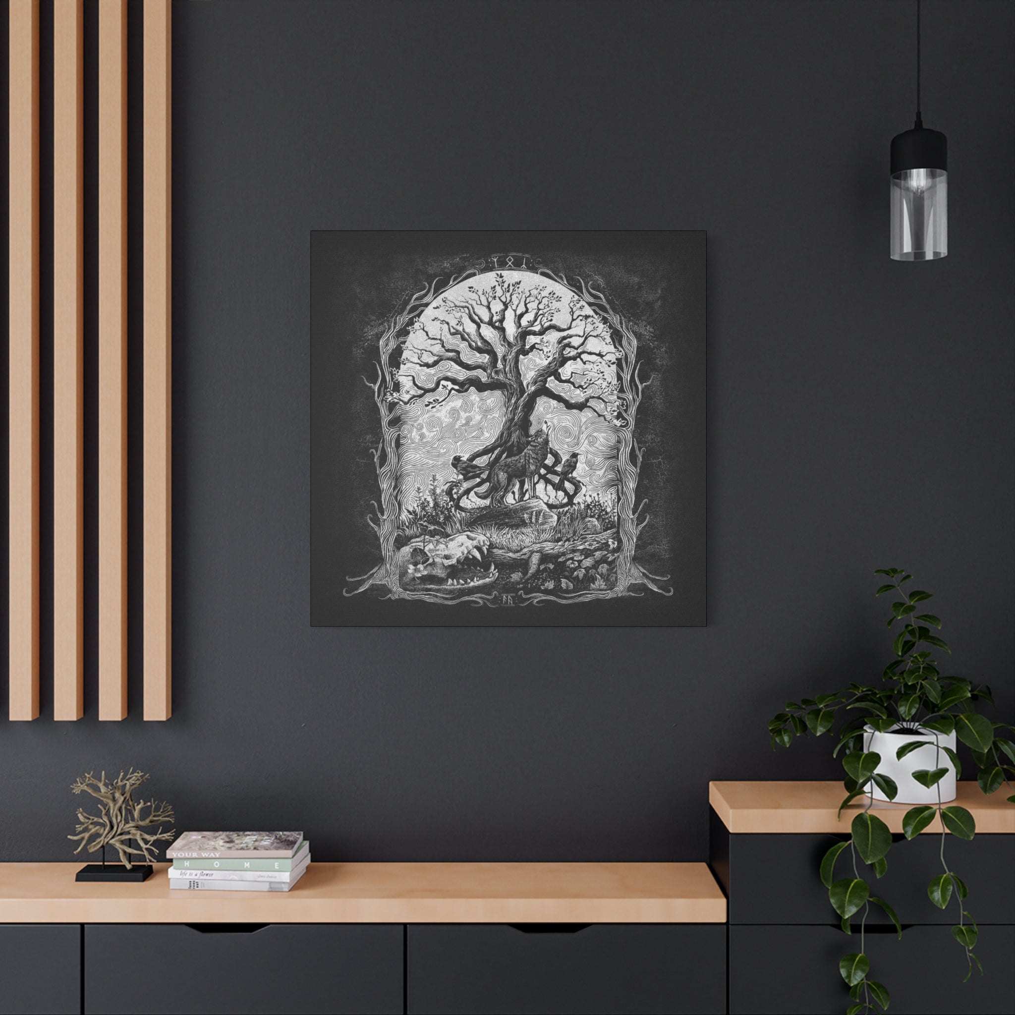 `Yggdrasil' Canvas Print — Pagan Art