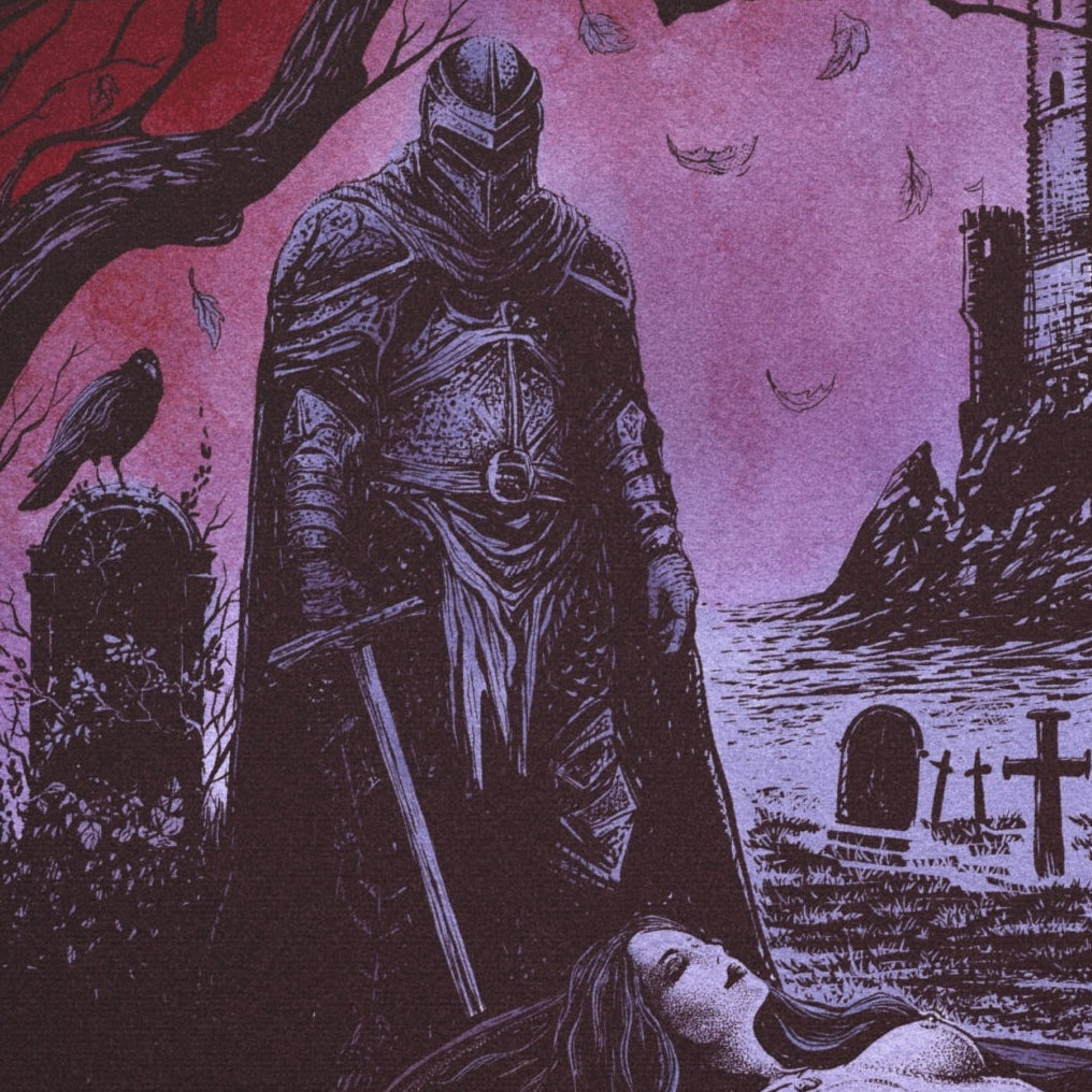 'Blood Bride' Canvas Print — Dark Fantasy Art