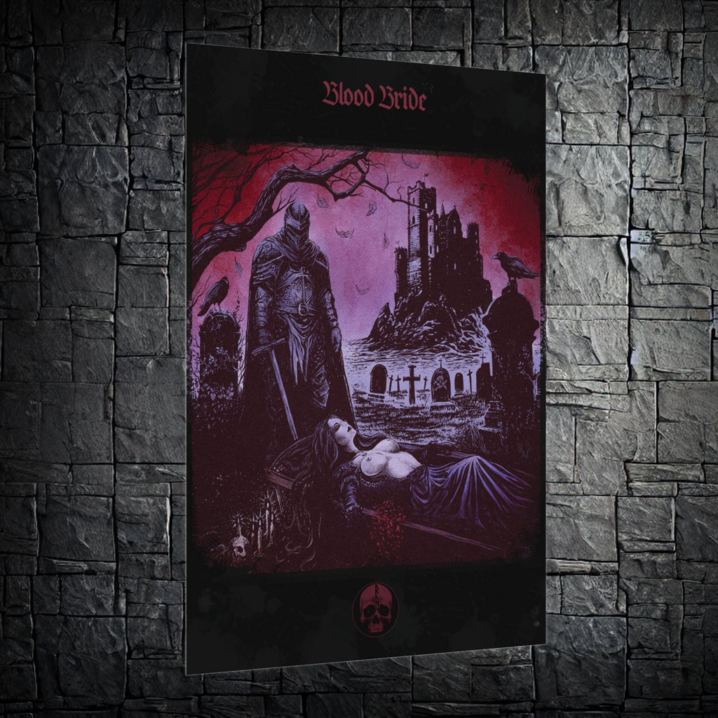 “Blood Bride” — Dark Fantasy Art | Rolled Poster Print