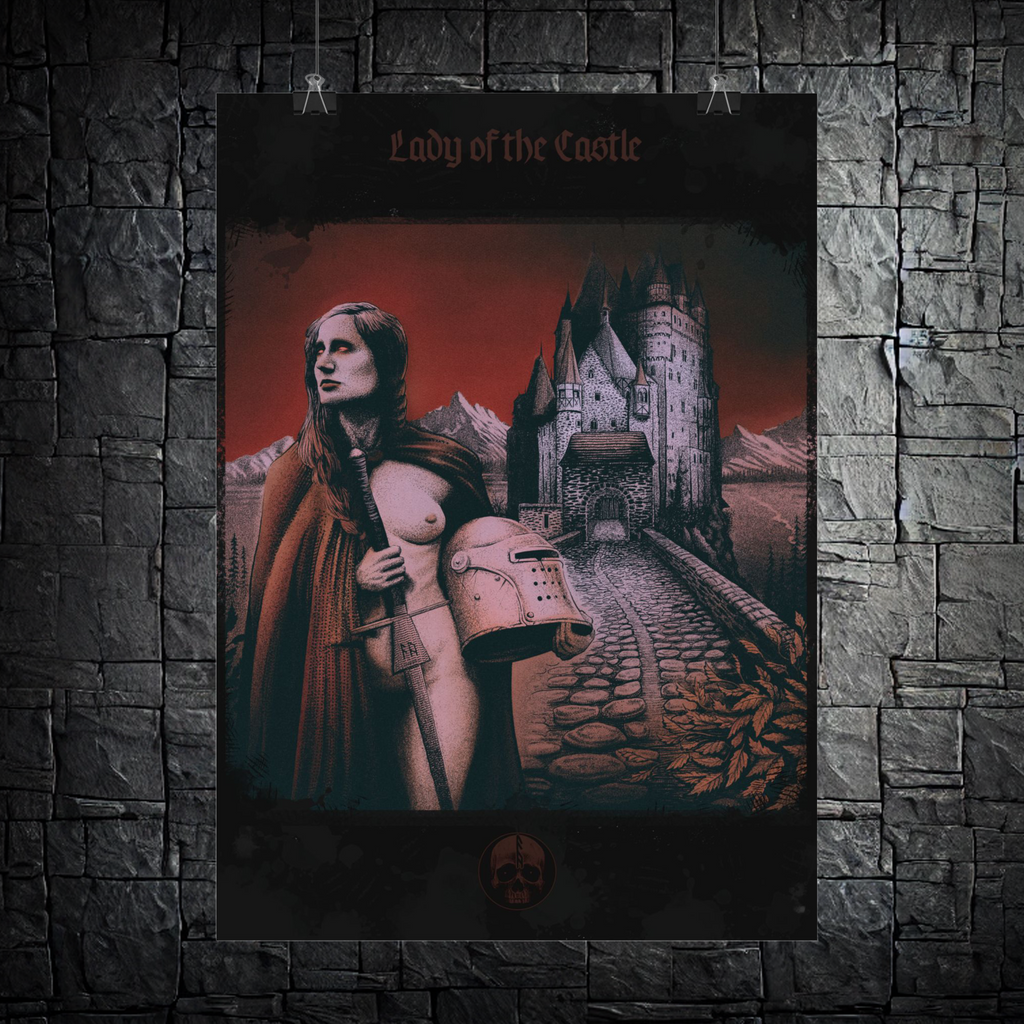 “Lady of the Castle” — Dark Fantasy Art | Rolled Poster Print