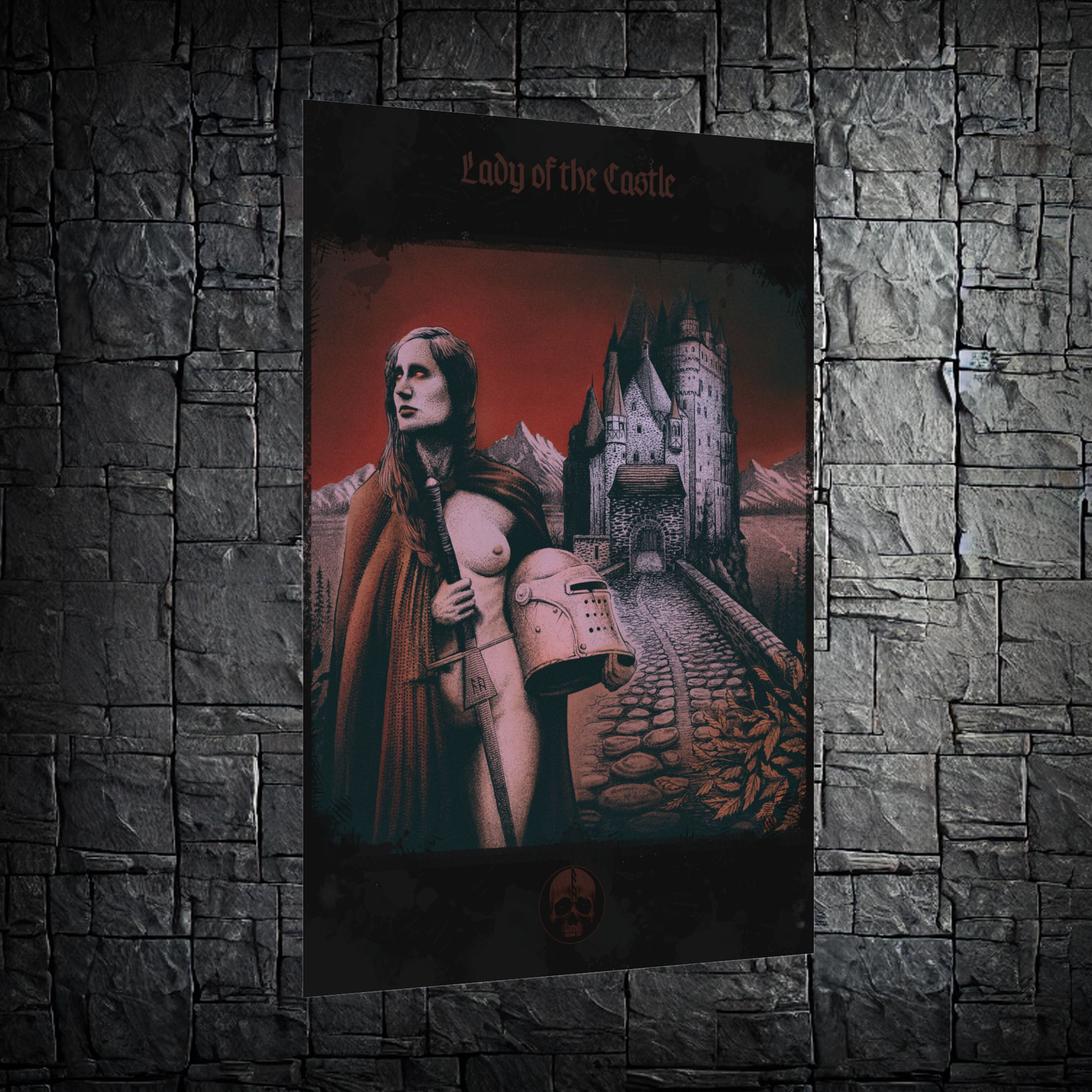 “Lady of the Castle” — Dark Fantasy Art | Rolled Poster Print