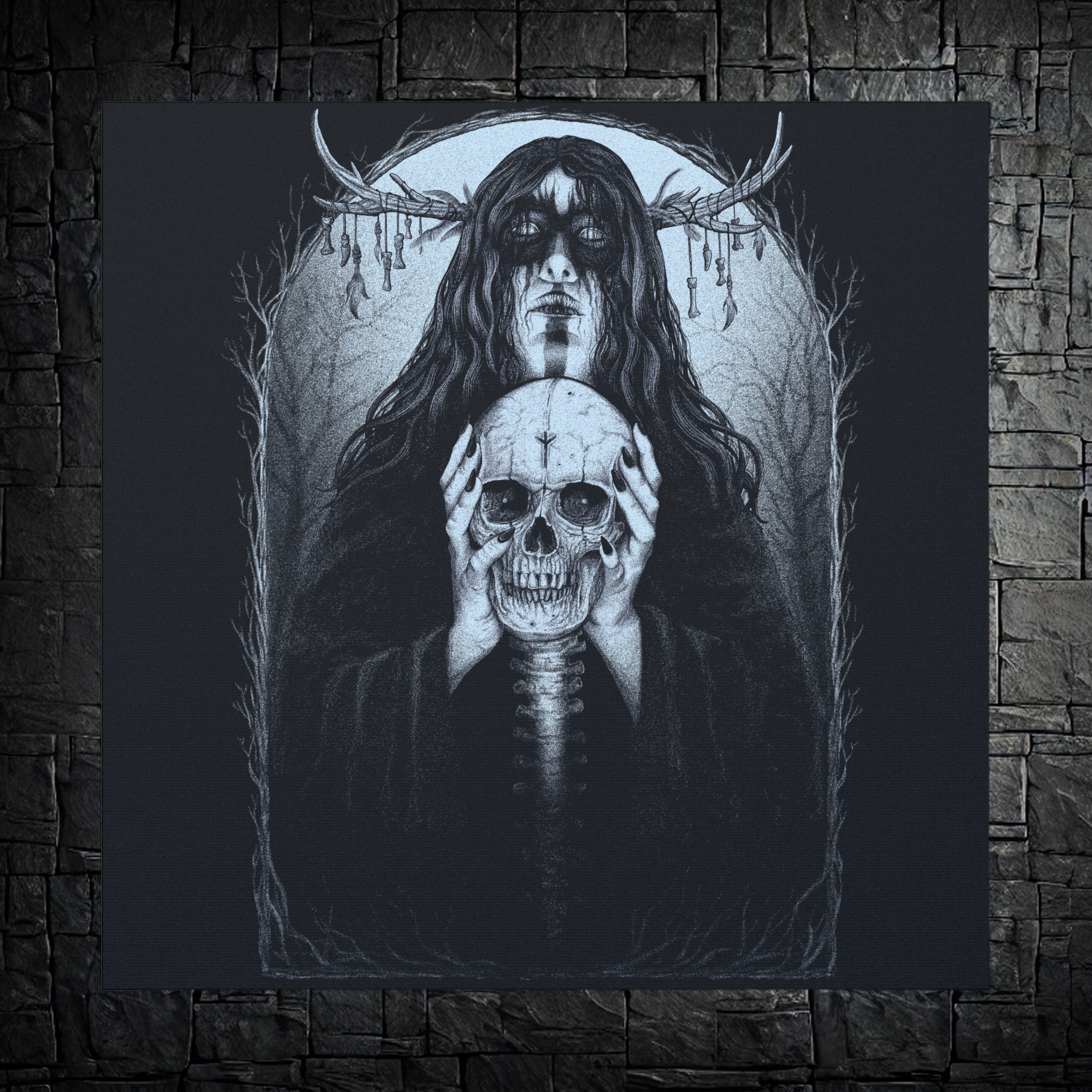 `Pagan Witch' Canvas Print — Pagan Art