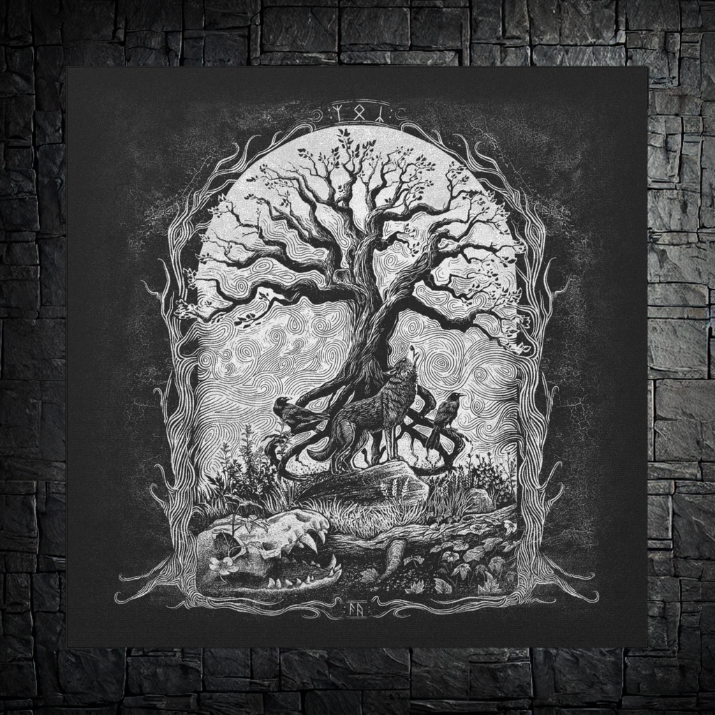 `Yggdrasil' Canvas Print — Pagan Art