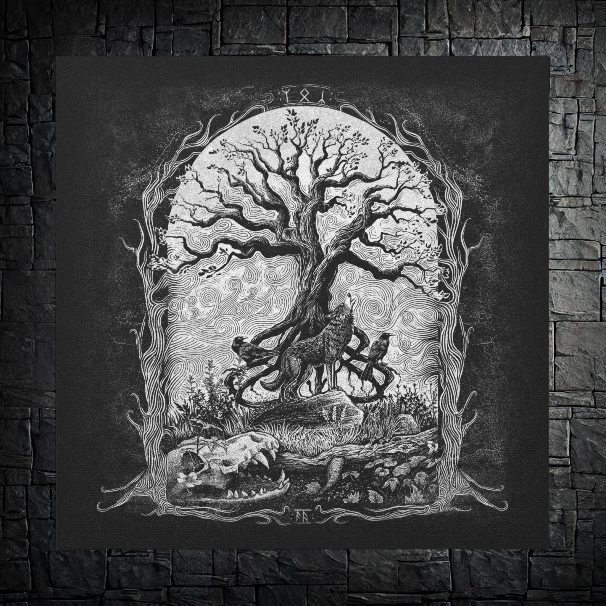 `Yggdrasil' Canvas Print — Pagan Art