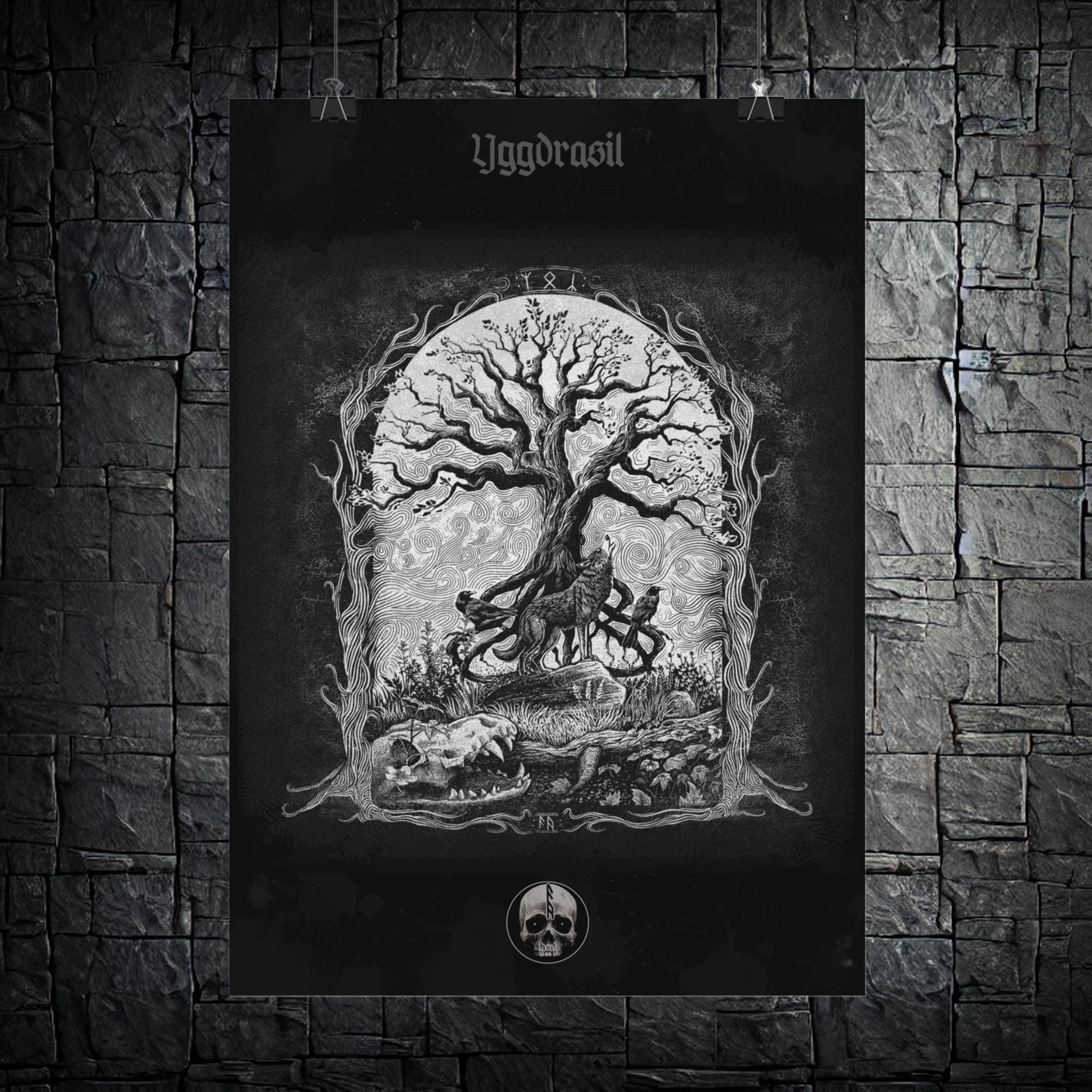 “Yggdrasil” — Pagan Art | Rolled Poster Print