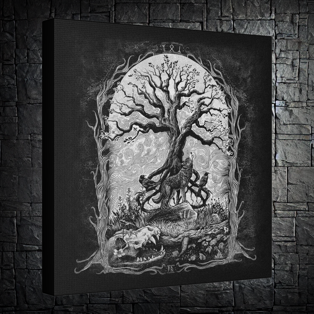 `Yggdrasil' Canvas Print — Pagan Art