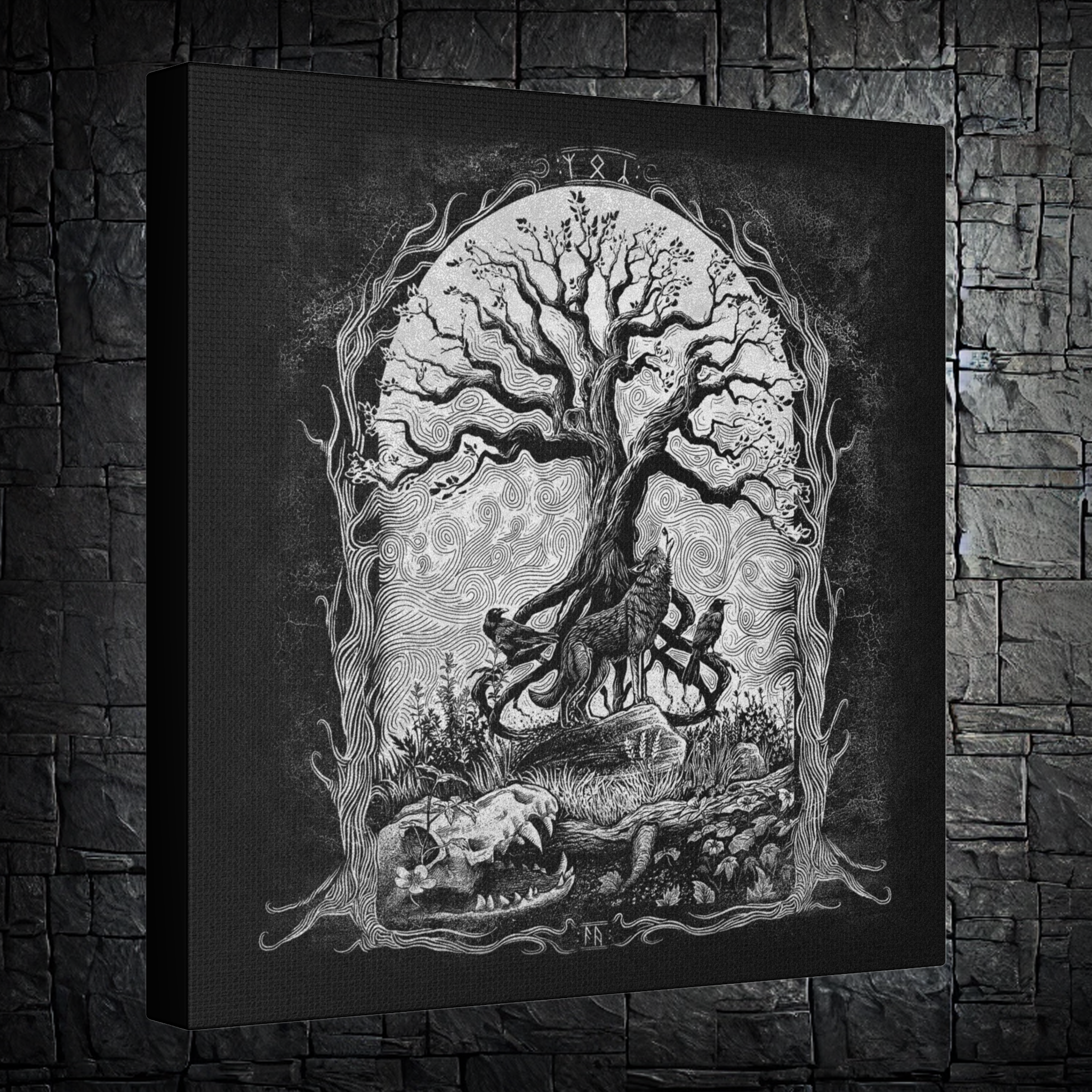 `Yggdrasil' Canvas Print — Pagan Art