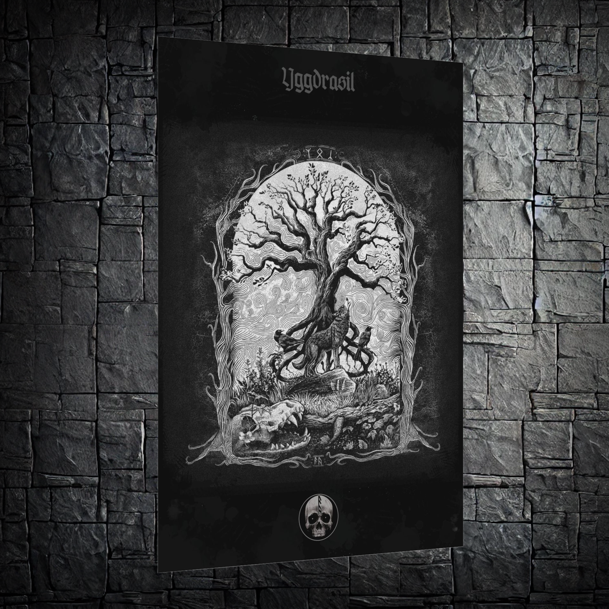 “Yggdrasil” — Pagan Art | Rolled Poster Print